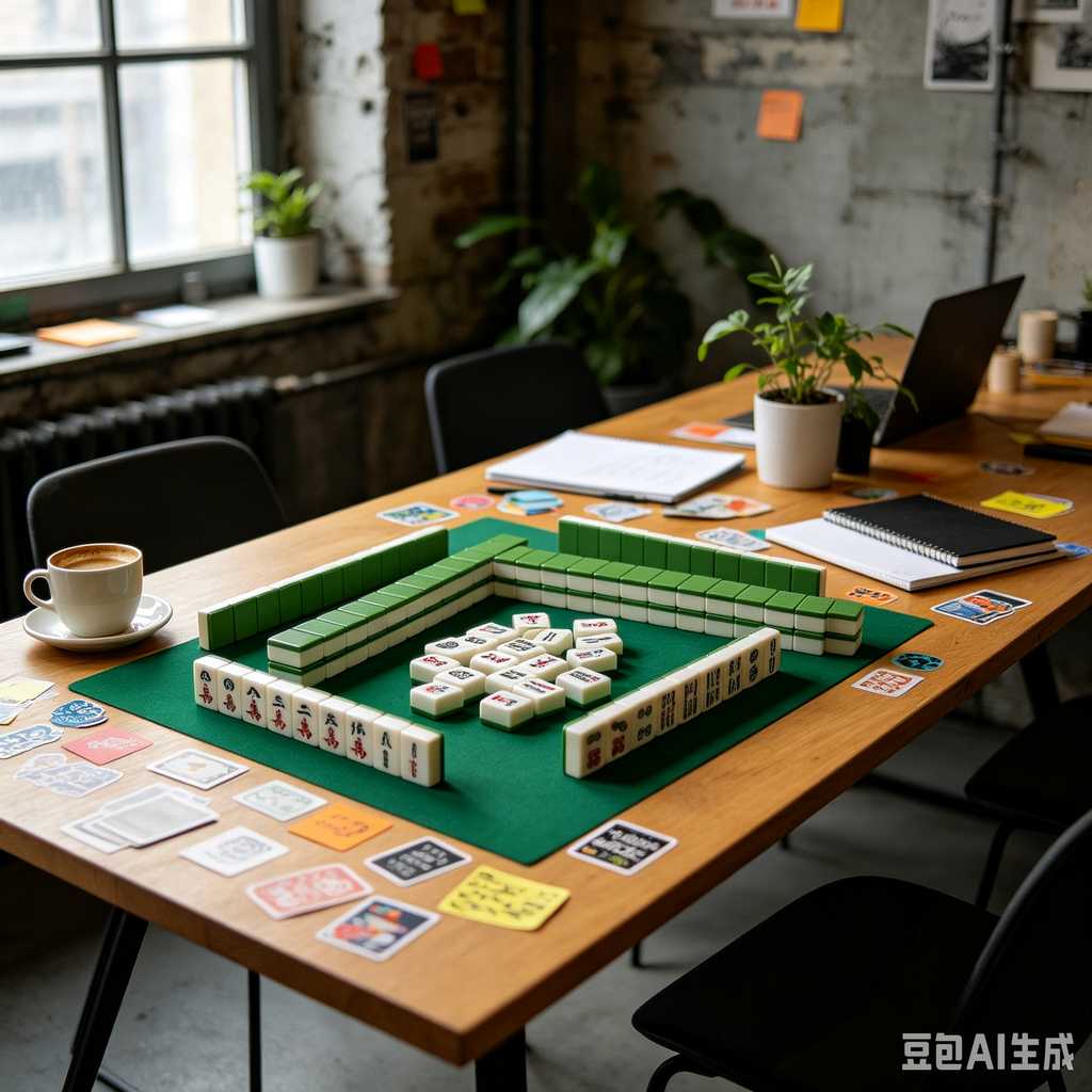 custom gradient mahjong tiles