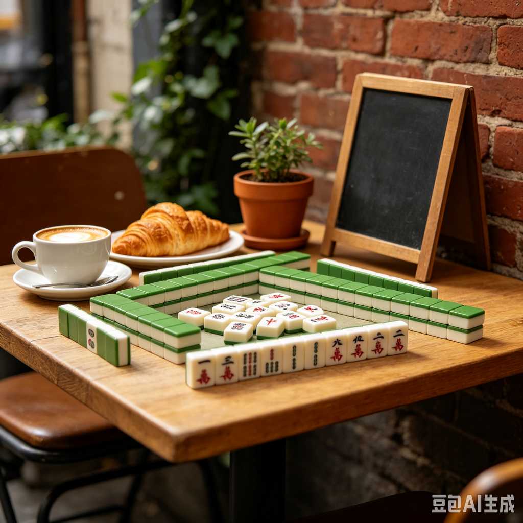 travel mahjong table mat set