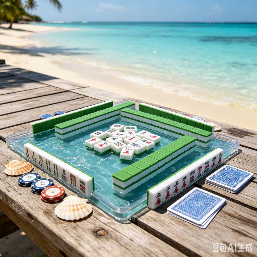 saturated color mahjong set print